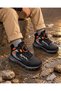 Children's Outdoor Trekking Boots with Automatic Buckles, Water-Repellent, and Non-Slip Soles - 4