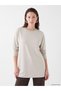 TWO MT SHOP QUALITY LCW EVERYDAY Gray Scuba Fabric Solid Oversized Women's Sweatshirt Tunic