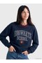 TWO MT SHOP QUALITY XSIDE Navy Blue Harry Potter Printed Oversized Women's Sweatshirt - 3