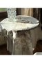 Simella Model Cream-Kapi 5 Piece Embroidered Tablecloth Runner Set Living Room Set - 3
