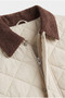 Premium Velvet-Collar Quilted Jacket / Coat - 2