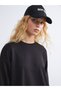 TWO MT SHOP QUALITY XSIDE Black Oval-Neck Oversized Women's Sweatshirt
