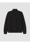 TWO MT SHOP QUALITY Black Mock Neck Soft-Touch Women's Sweatshirt - 6