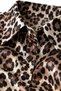Women's Black Plus-Size Leopard Print Long-Sleeve Satin Shirt HZL26S-ZSS1066 - 5