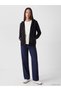 Two Mt Shop Quality Lcw Everyday Black 2 Thread Flat Standard & Regular Women's Zipper Sweatshirt - 2