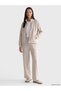 TWO MT SHOP QUALITY LCW EVERYDAY Gray Scuba Fabric Solid Oversized Women's Zipper Sweatshirt - 2
