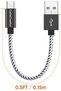 CableCreation Short Micro USB Cable 1FT, Micro USB Charging Cable - 6