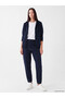TWO MT SHOP QUALITY LCW EVERYDAY Navy Blue 2-Ply Solid Standard & Regular Women's Zipper Sweatshirt - 2