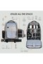 Camera Backpack, Photography Backpack with Large Capacity, Padded Insert, 15'' Laptop Compart - 2