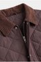 Premium Velvet-Collar Quilted Jacket / Coat - 2