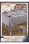 Planet Gri-Silver 8-Person 34-Piece American-Style Stylish Modern Table 160 × 260 cm - 5