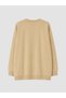 TWO MT SHOP QUALITY Beige 2-Ply Brushed Inside Corduroy Printed Comfortable & Relaxed Women's Sweatshirt Tunic - 6
