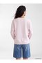 TWO MT SHOP QUALITY XSIDE Pink Minnie Mouse Embroidered Oversized Women's Sweatshirt - 5