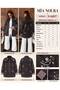 Women's Denim Jacket with Beaded Embroidery on the Front and Back Sleeves - 2