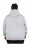 Large Size Unisex Hooded 3Ip Sweat 11701 Gray - 3