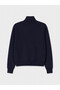 TWO MT SHOP QUALITY LCW Vision Navy Blue Mock Neck Women's Sweatshirt - 6