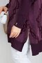 Women's Silk-Cupra Fringed Mercerized Knit Tunic - 2