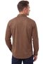 Men's Regular Fit Non-Wrinkle, No-Iron Brown Suede Shirt – Pilling-Resistant with Stretch Fabric 2700764 - 5