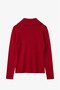 Steel-Knit Cardigan with Red Buttons - 6