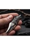 Men's Wolf Necklace with Stainless Steel Howling Wolf Head and Wolf Tooth Figures - 4