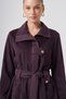 1045 Wide-Collar, Front Zippered Velvet Two-Piece Set with Skirt - 6