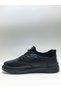 GENUINE LEATHER SMART-LACED CASUAL MEN'S SHOES WITH A COMFORTABLE RUBBER SOLE - 3