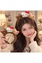 Cute Hello Kittyyy Brown Plush Crown with Three Cat Figures, Hair Accessory for Women, Teen Girls, and Children with Bow Detail - 8