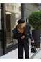 Women's Lea Double-Layer Collared Jacket and Pants Set - 6
