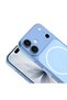 غطاء هاتف iPhone 16، تصميم 18 Pro Max، مع حماية لعدسة الكاميرا، متوافق مع MagSafe، موديل BRSA. - 2