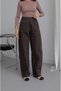 Bitter Coffee High-Waisted Bell-Bottom Pants - 4