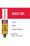 J-B Weld 50132، مادة لاصقة إيبوكسية سريعة التصلب للاستخدام مع البلاستيك، على شكل حقنة - لون أصفر شفاف - 25 مل. - 2