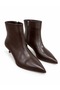 Women's Pointed Toe, Slim-Legged, High-Heeled, Zip-Up Boots, Derlis Coffee, Heslin