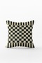 Checkers Collection | Cushion Cover | 4-Piece Set | Reversible Print | 43x43 cm | Living Room Decor | Sofa Pillowcase - 6
