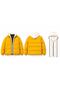 MEN'S WINTER SHORT PUFFER JACKET WITH REMOVABLE HOOD - 5