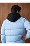 MEN'S WINTER SHORT PUFFER JACKET WITH REMOVABLE HOOD - 4