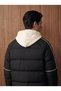 MEN'S WINTER SHORT PUFFER JACKET WITH REMOVABLE HOOD - 5