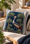 Exotic-Themed Striped Gift-Quality Digitally Printed Single Cushion Cover (1 Piece) - 2
