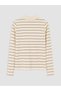 Two Mt Shop Quality Lcw Everyday Ecru Camisole Striped Super Skinny & Extra Narrow Long Sleeve Women's B - 2