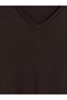 Alita City with a Difference in Color, Lcw Everyday Brown Plain Narrow & Slim Long Sleeve Women's Bodysuit - 6