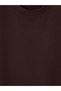 Brown Interlock Solid Oversized Short-Sleeve Women's T-Shirt, ALITA CITY Style - 6