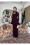 Premium Midi Dress with Lace Details - 4
