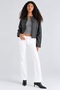 Angelina Distressed White Skinny-Fit Jeans