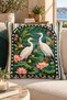 Exotic-Themed Striped Gift-Quality Digitally Printed Single Cushion Cover (1 Piece) - 2