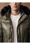 MEN'S WINTER FUR HOODED PUFFER JACKET - 4