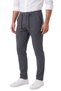 Men's Slim Fit Corded Fabric Charcoal Grey Pants – Drawstring, Stretch Cotton, Winter 2701300 - 3