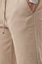 Men's Slim Fit Corded Fabric Beige Drawstring Pants – Elastic Cotton Winter Pants 2701300 - 3