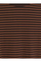 LCW EVERYDAY Brown Rib Knit Checkered Super Skinny & Extra-Slim Long-Sleeve Women's Top—The ALITA CITY Difference - 6