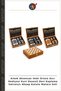 Men's Accessories, Hobby Item, Hunter's Gift: Wolf-Patterned Leather-Covered Wooden Chess Set with Water Bottle in a Wooden Box