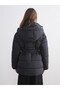 High-Quality Pieces from Çelebi Store: Women's Hooded Belted Puffer Coat - 6