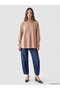 LCW Modest Pink Stand-Collar Women's Shirt-Tunic, Featuring the ALITA CITY Touch - 2